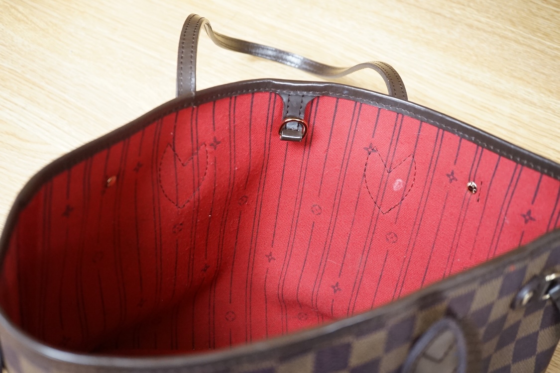 A Louis Vuitton Neverfull small tote bag, with interior pocket, numbered FH0168, 36cm wide